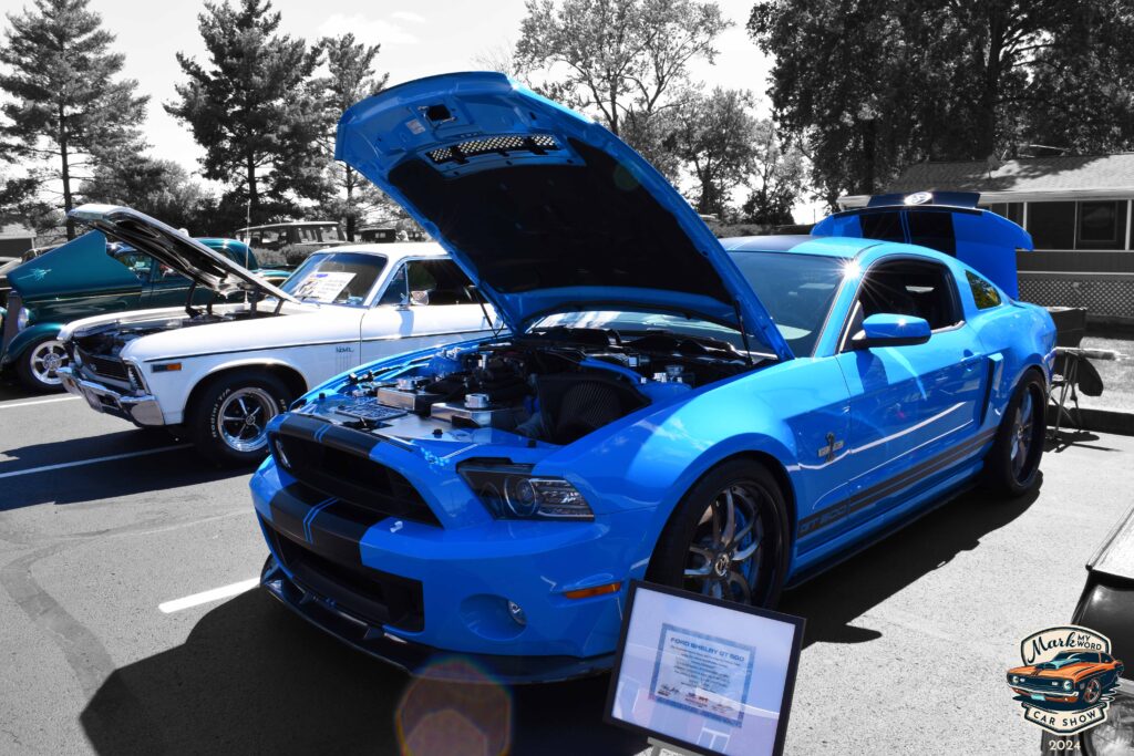 Grabber Blue 2013 Ford Mustang GT 500 owned by John Dittelberg
