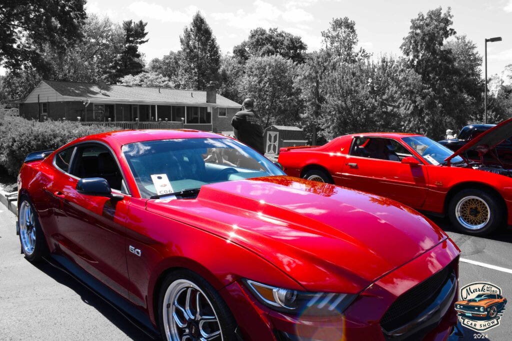 Red 2016 California Special Ford Mustang owned by Jeremy Kellerman