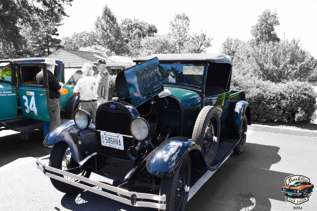 Teal 1929 Ford Model A owned by Tim Sisson