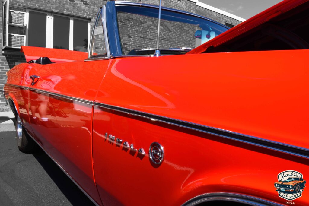 Red 1966 Chevy Impala factory original owned by Bruce WIlliams
