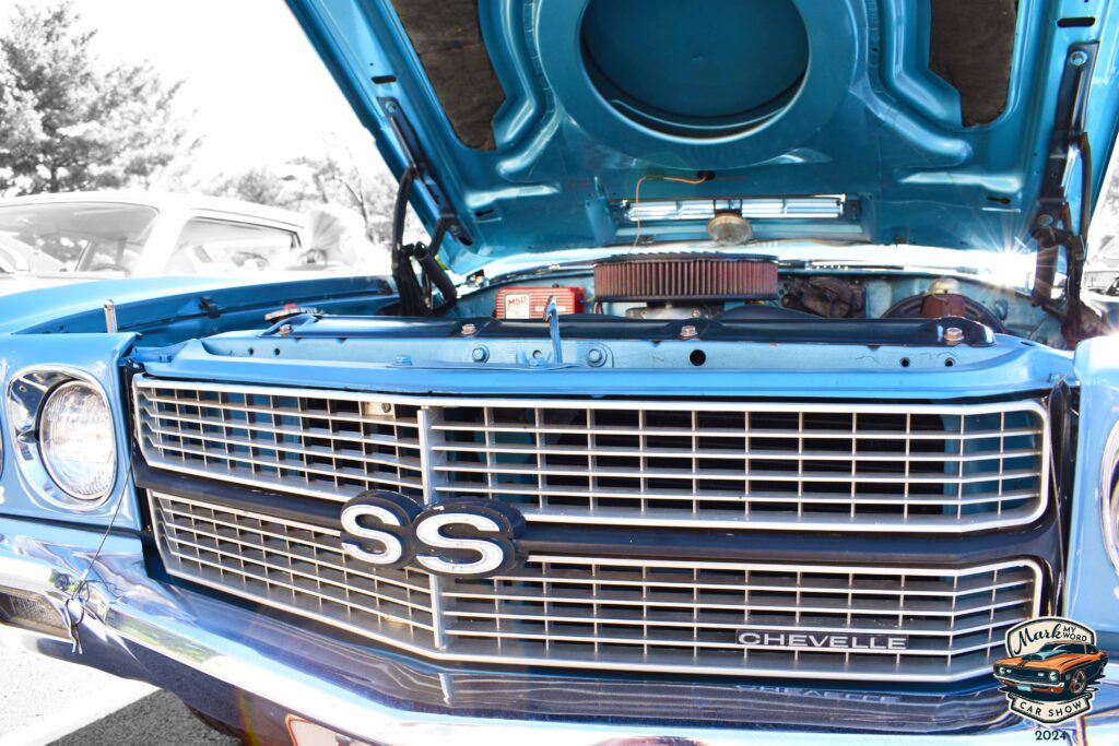Baby blue 1965 Chevy Chevelle SS with matching numbers owned by Joe Schwoeppe