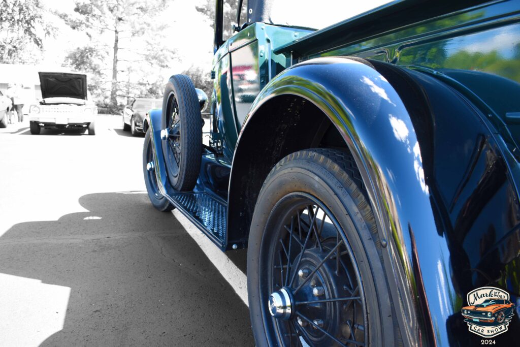 Teal 1929 Ford Model A owned by Tim Sisson