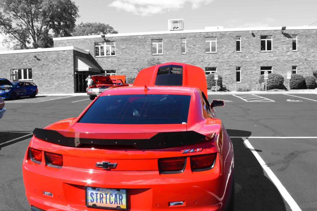 Red Chevy Camaro ZL1