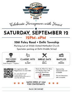 Mark My Word Car Show 2026 flyer